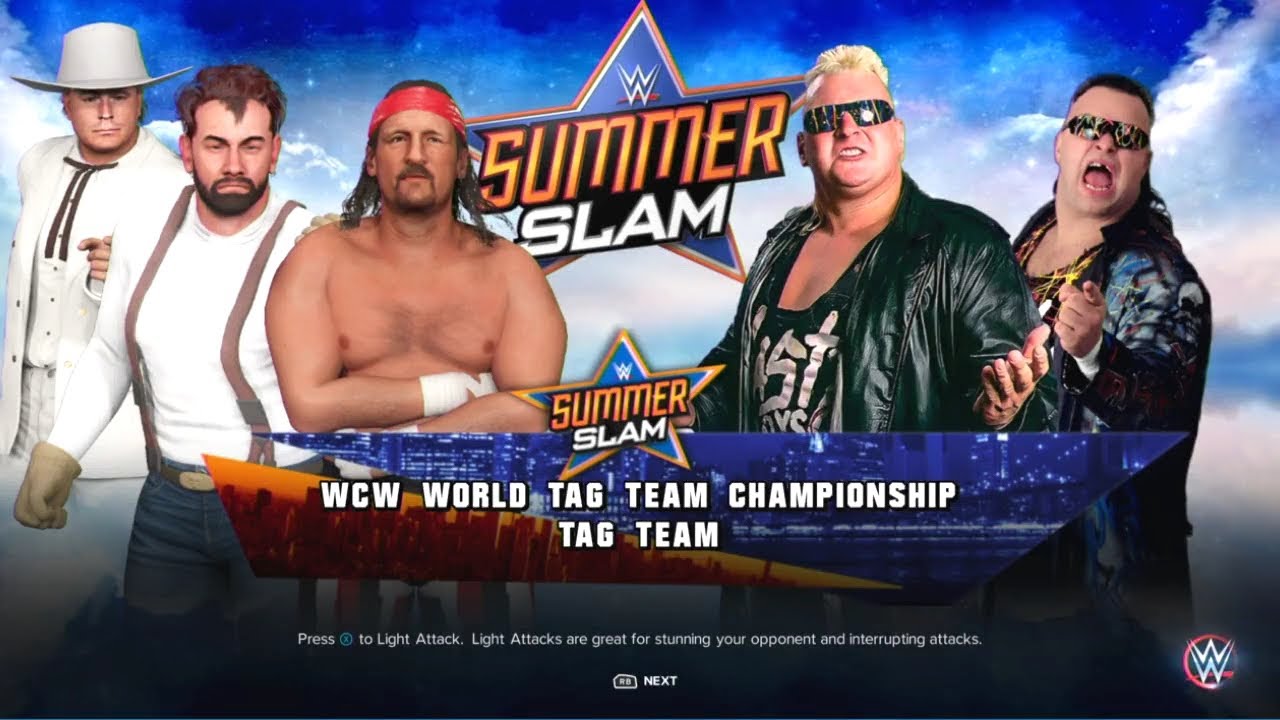 WWE 2K23 | Terry & Buck with Col. Robert Parker vs The Nasty Boys