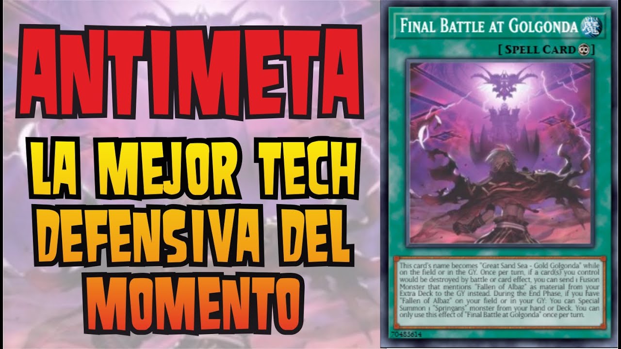 Anti Meta Deck - La DEFENSA SUPREMA - Decisive Battle of Golgonda! #piestrategia #pireview