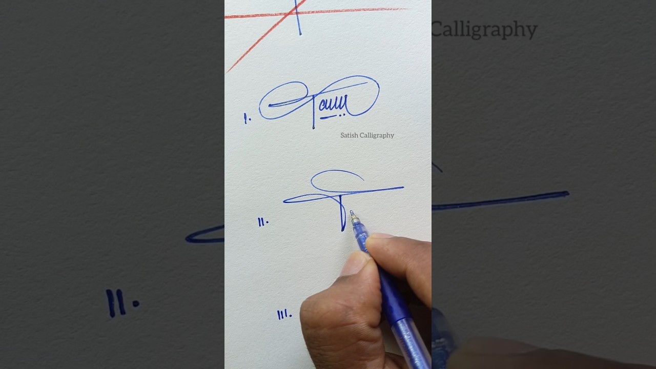 How to Sign the Letter T?❤️