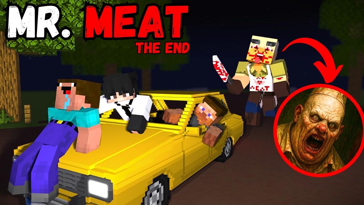 MR. MEAT 😨 THE END !! Minecraft Horror Story in Hindi !!