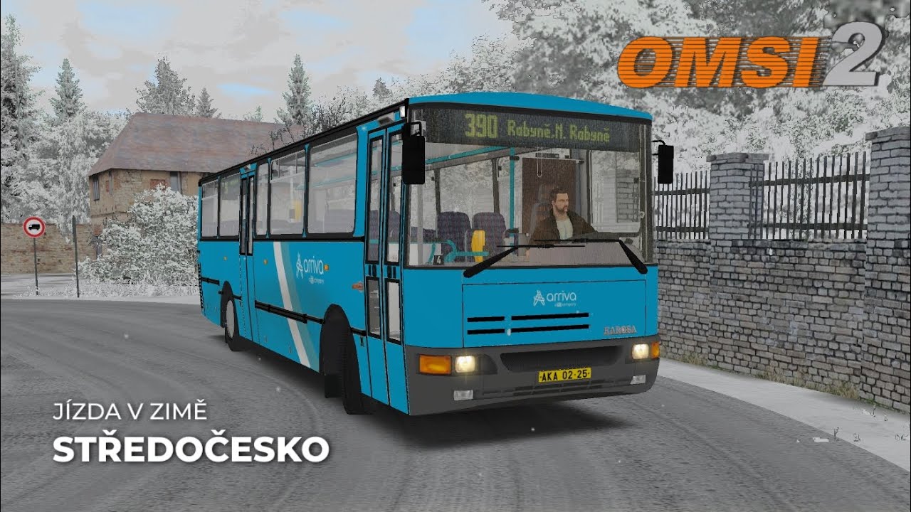 OMSI 2 #035 [CZ] Středočesko v ZIMĚ | Karosa C 934E (DPP úprava)