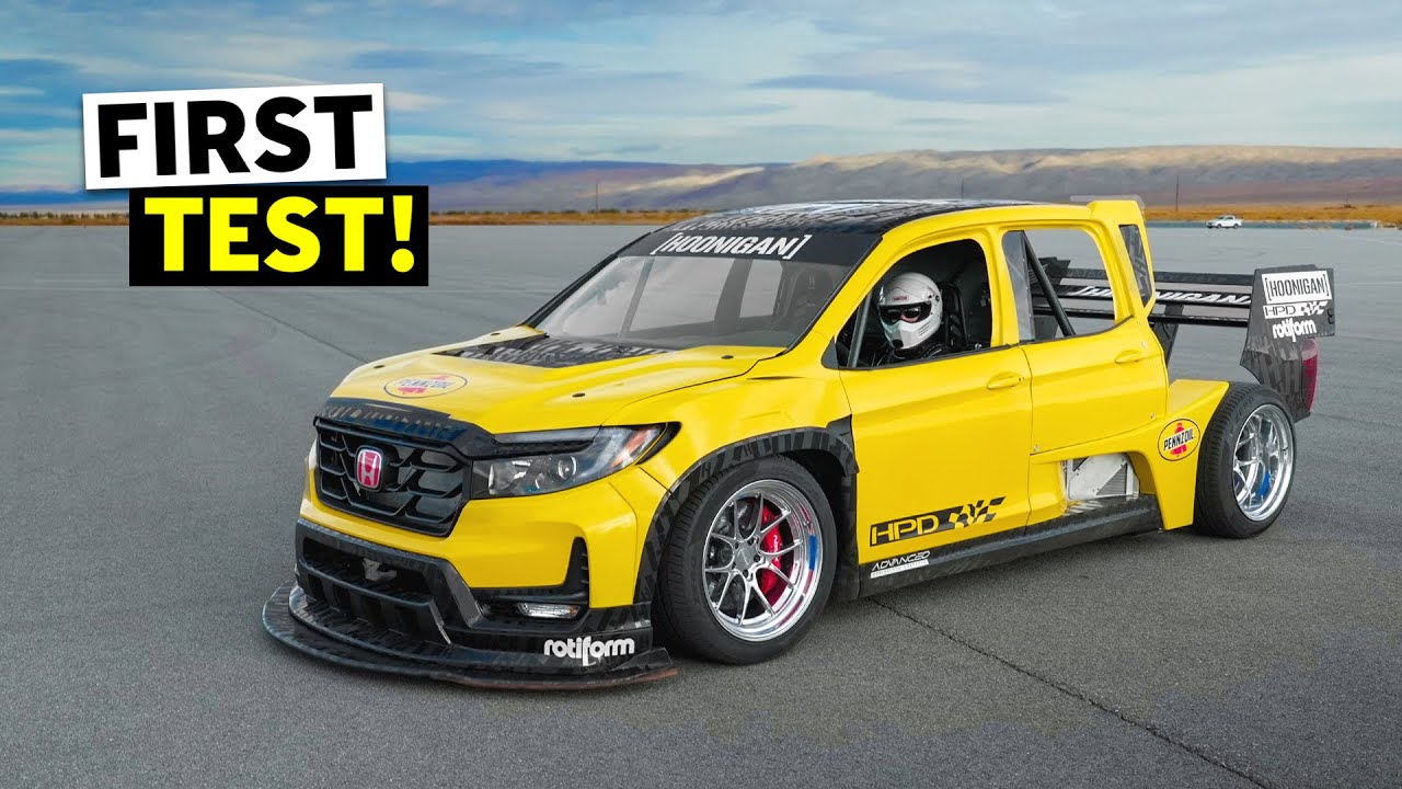 The Honda IndyTruck Hits the Track! Testing at THE Honda Proving Center