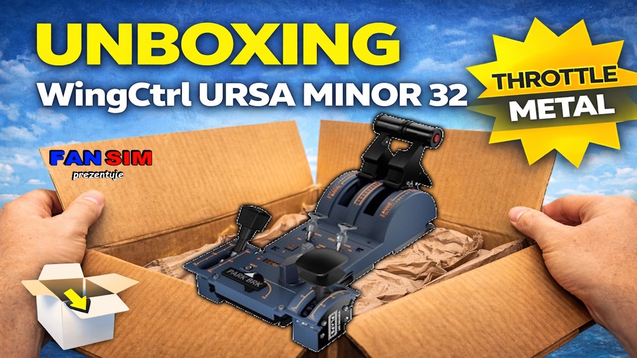 UNBOXING 🔥 WINCTRL Throttle + 32 PAC METAL | Czy to najlepsza przepustnica do symulator&oacute;w?