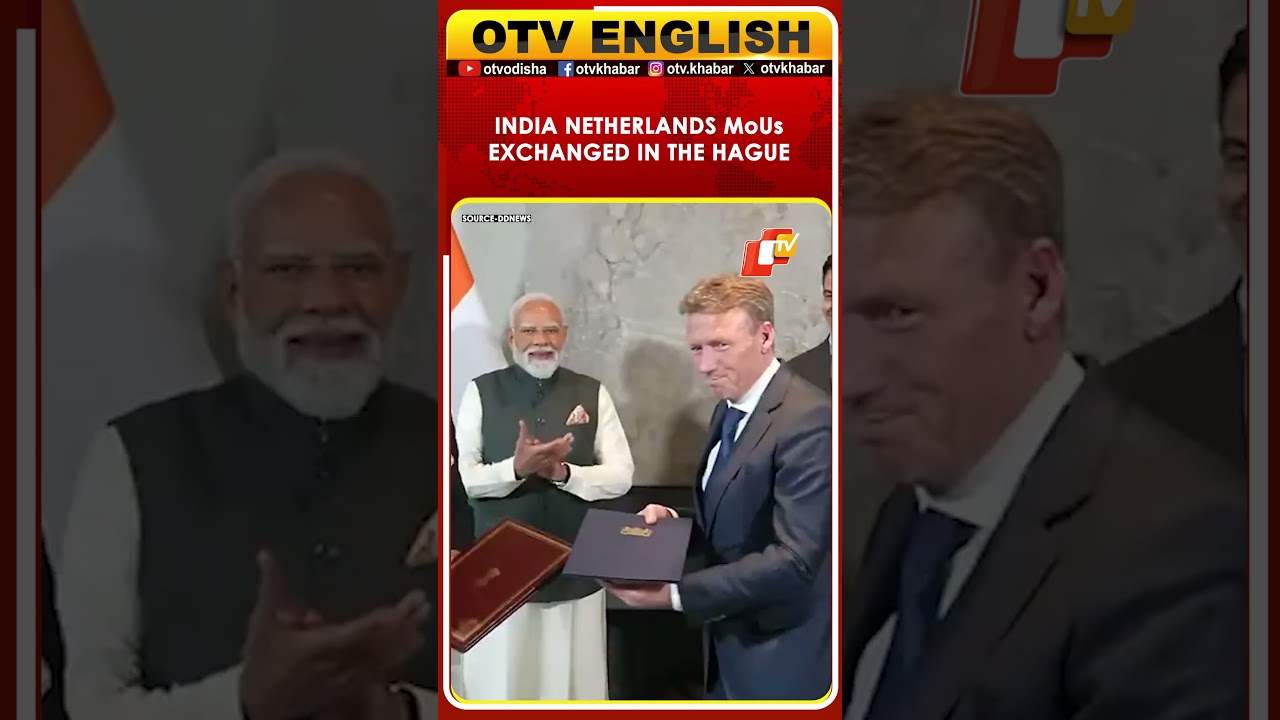 India&ndash;Netherlands Exchange Mous In Presence Of PM Modi And Dutch PM