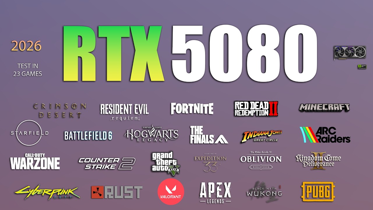 RTX 5080 &ndash; Still a Beast in 2026? - 24 Games Tested