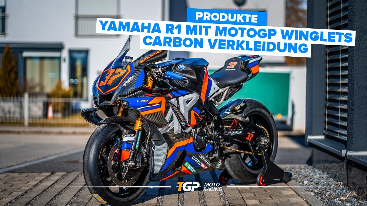 Yamaha R1 RN65 mit MotoGP Winglets | Carbon Rennverkleidung | TGP MotoRacing