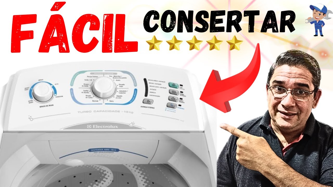 🔴Máquina de Lavar Electrolux LT15F Não Centrifuga