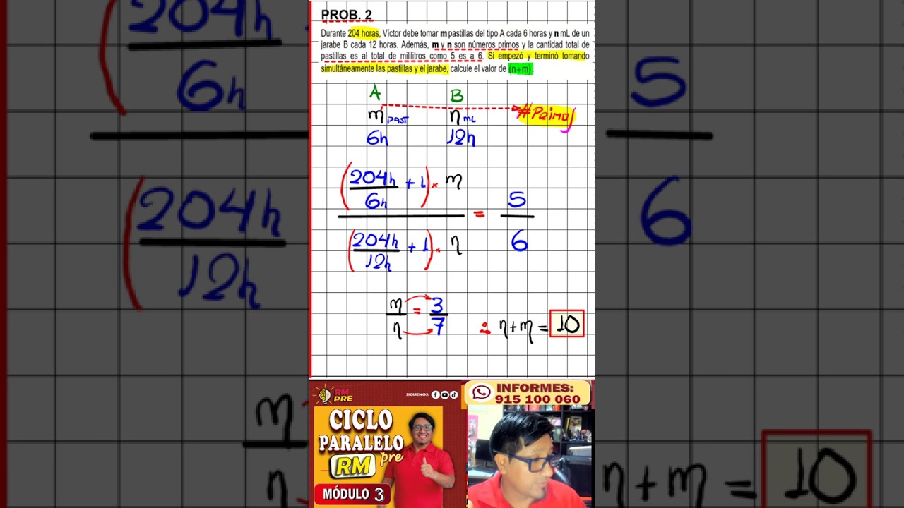 PROB 2 PROPUESTO - CICLO PRE SM 2025 II - SEMANA 10 - TEMA: FRECUENCIA DE SUCESOS