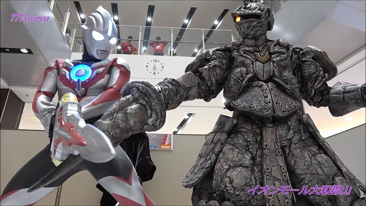 【ウルトラマン】オーブオリジン☆聖剣オーブカリバー必殺技で侵略宇宙人を撃破！☆ウルトラヒーローショー★イオンモール大和郡山 Ultraman Orb Origin