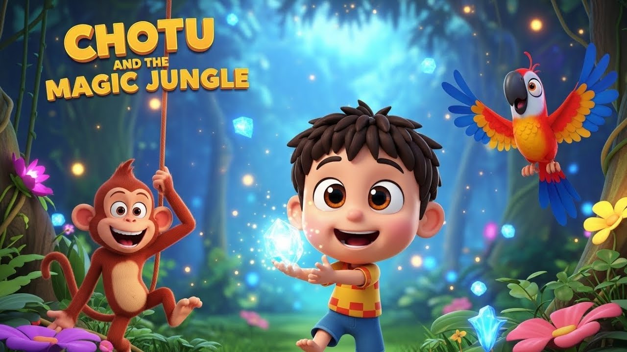 Chotu and the Magic Jungle | 3D Animated Adventure Story for Kids