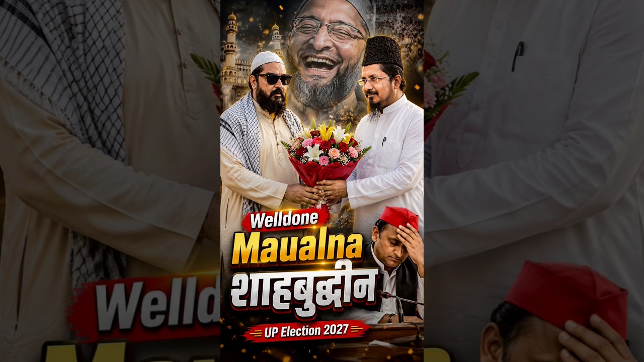 Welldone मौलाना शाहबुद्दीन | UP Election 2027 | #youtubeshorts #shorts #shortvideo #funny #comedy