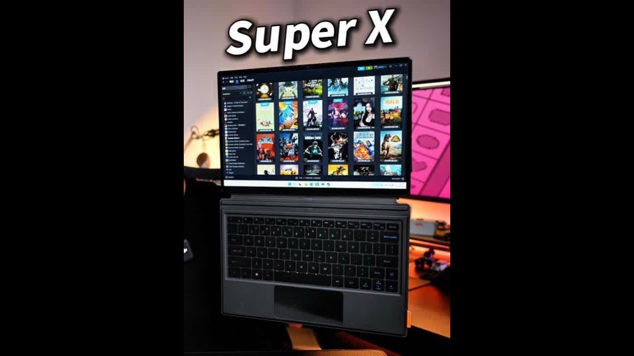 壹号本Super X超高性能大平板！ 正面硬刚幻X？#Windows平板 #win平板 #平板电脑 #onexplayer #壹号本