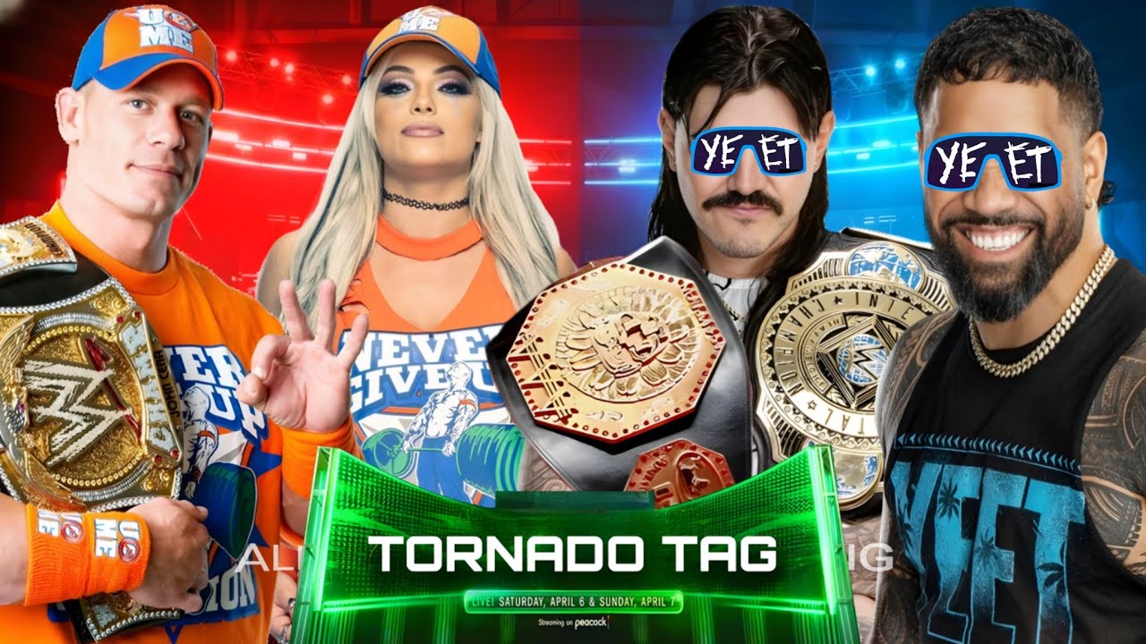 WWE 2K25 - Лив Морган, Джон Сина против Доминика Мистерио и Джея Усо | Командный матч 