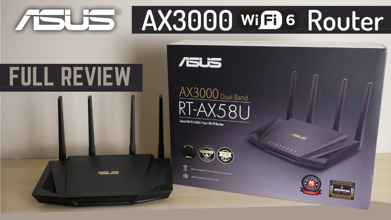 AFFORDABLE 🔥 FAST WiFi 6 Router - ASUS AX3000/RT-AX58U