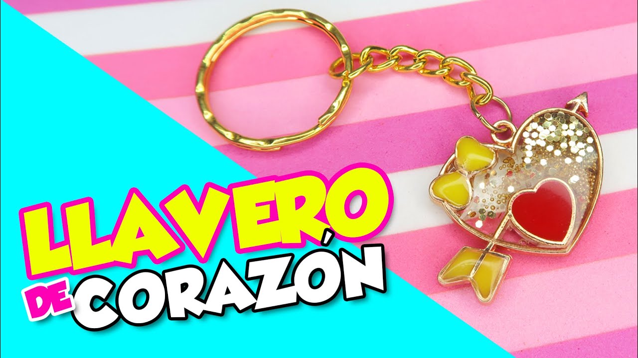 COLGANTE BISEL de Corazón con RESINA UV⭐ El Arte de Pau ⭐