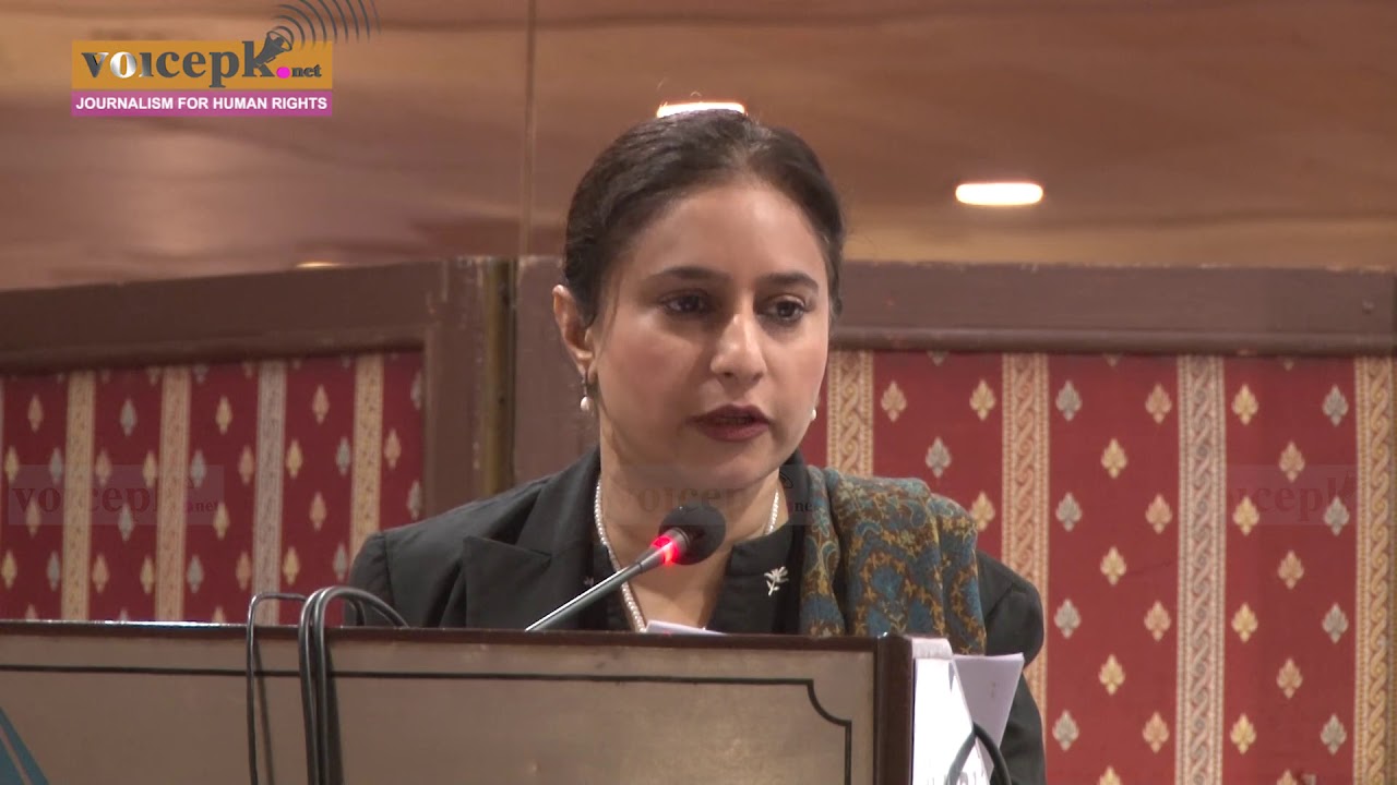 Munizae Jahangir at the Asma Jahangir Memorial and AJCONF 2019 Publication Launch (7th February)