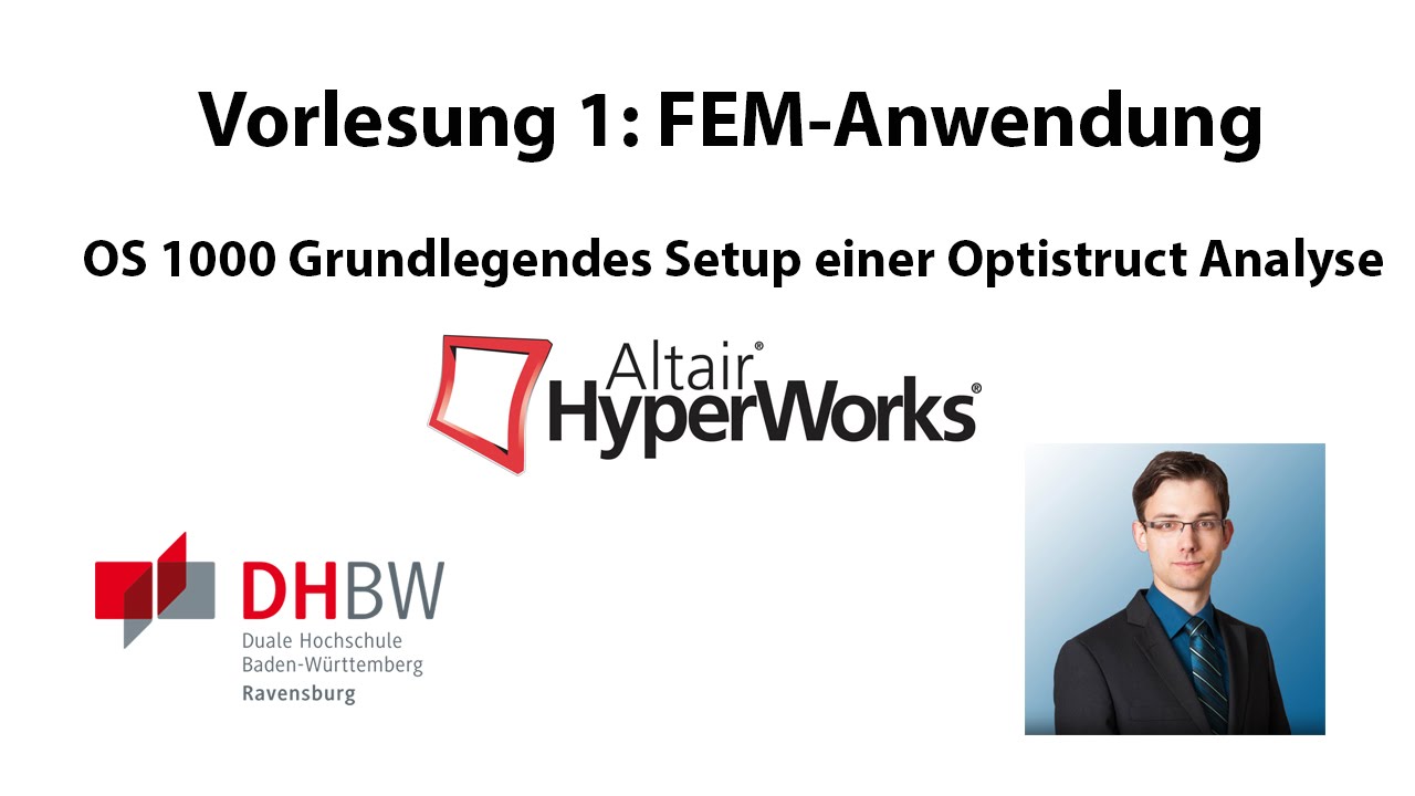 Optistruct OS1000: Plate Hole Basic Setup