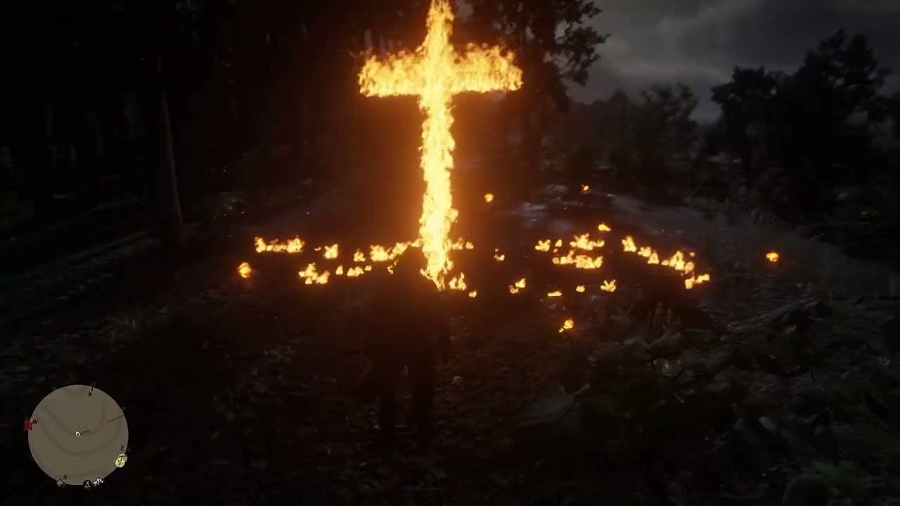 Red dead Redemption 2 - burning cross location