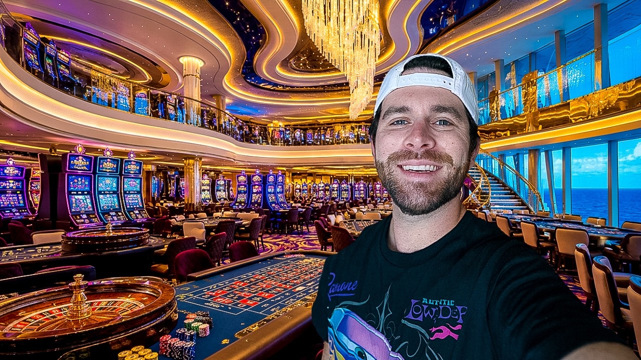 Я ВПЕРВЫЕ ПОВЕЛ ОТЦА В КАЗИНО: шокирующее НОВОЕ казино Royal Caribbean