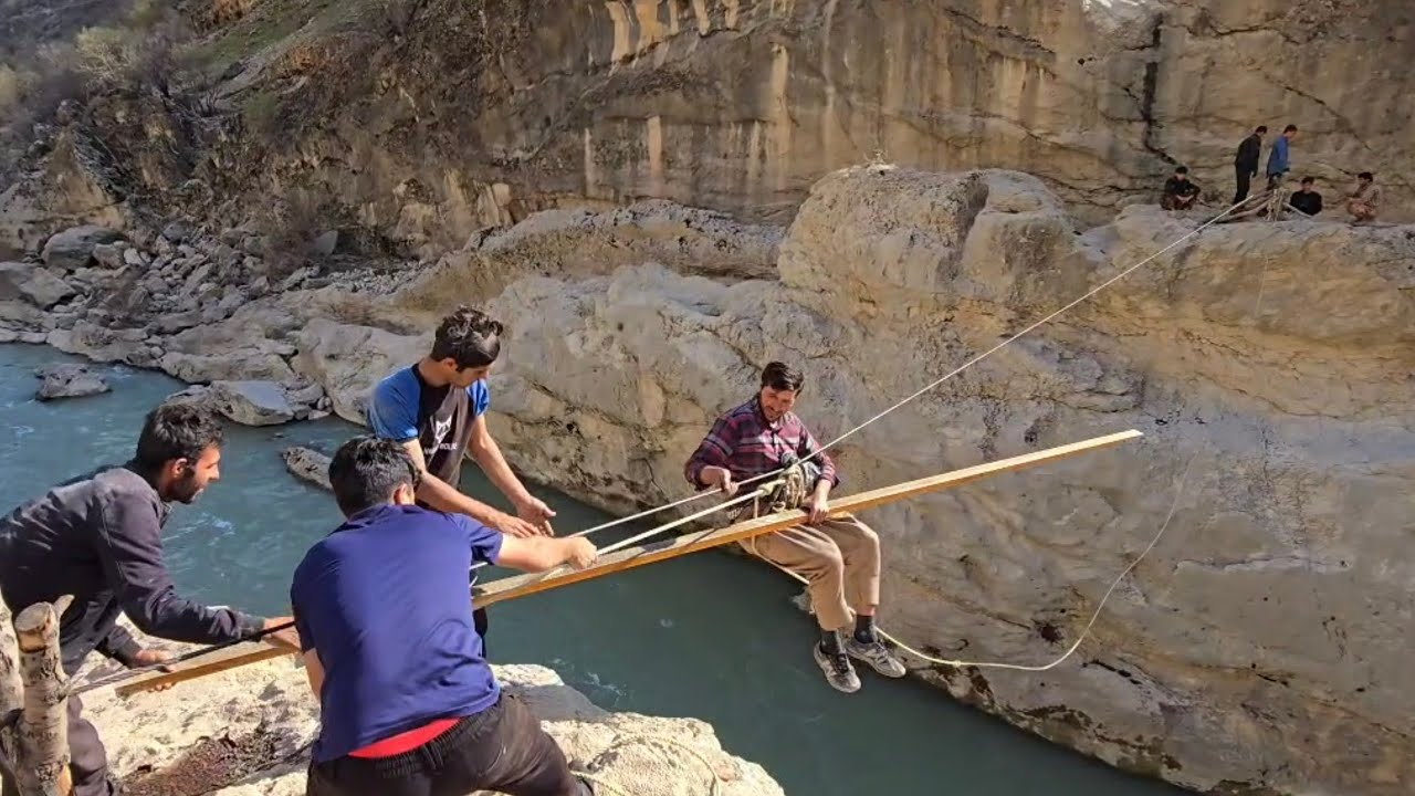 A journey to build the future: Local people cooperate with Atabak in transporting materials!