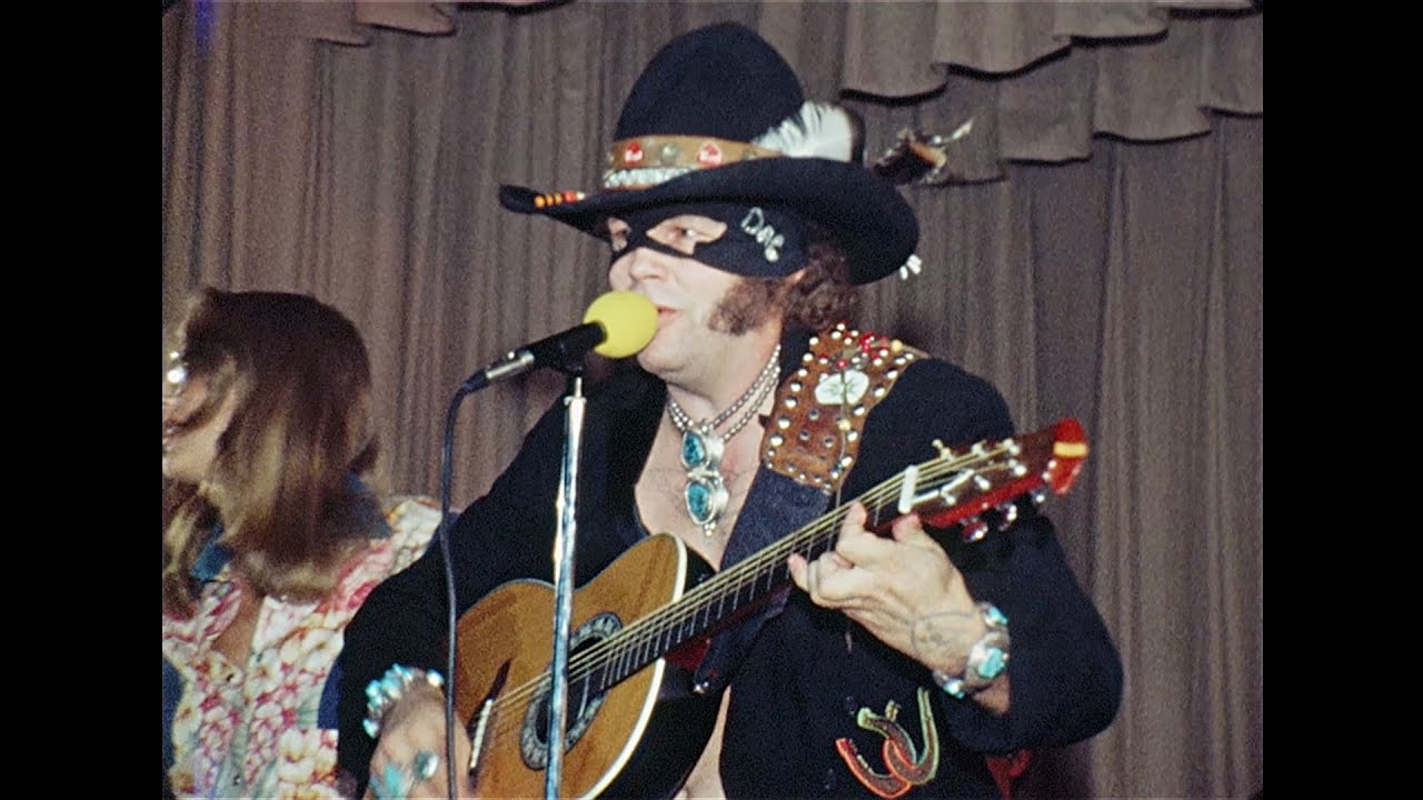 The Mysterious Rhinestone Cowboy (David Allan Coe) At The Fort Worth Federal Prison - August 1975