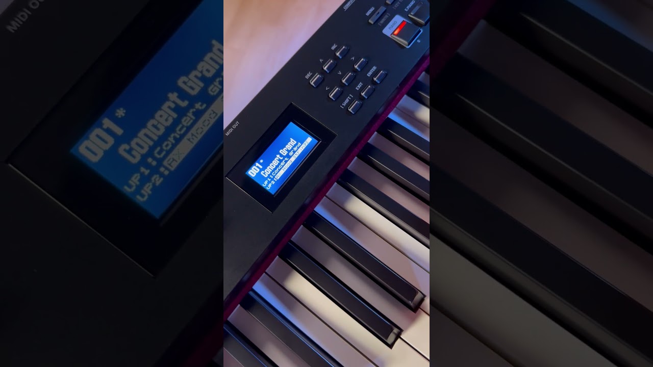 Roland RD-08 Stage Piano split and layer #piano #roland #rolandpiano #stagepiano #keyboard