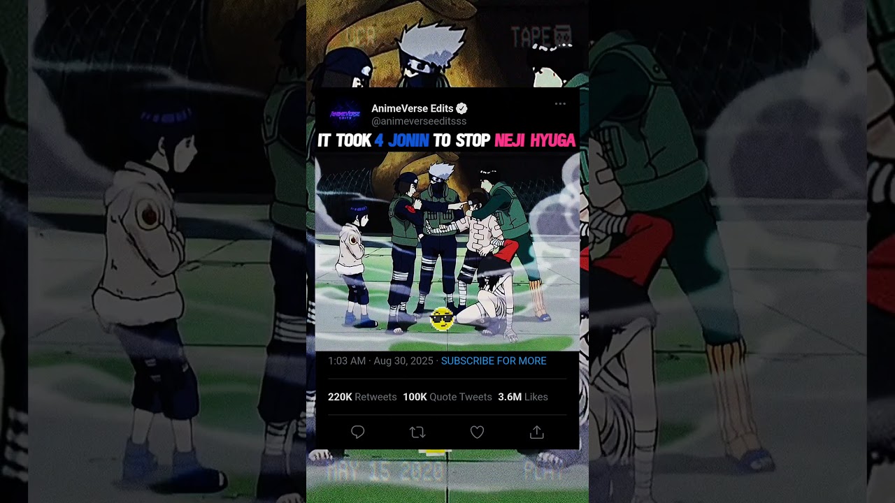 Neji vs Hinata | It Took 4 Jonin to Stop Him! | Chunin Exams 