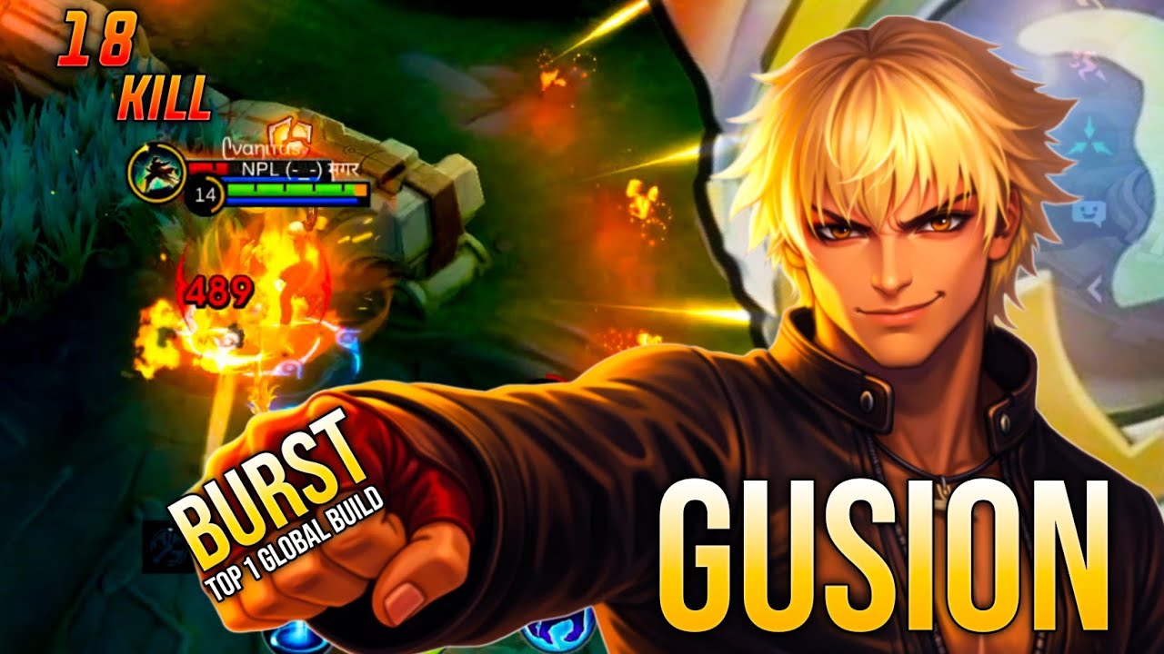 TOP 1 GLOBAL BUILD INSTANT KILL GUSION GAMEPLAY 