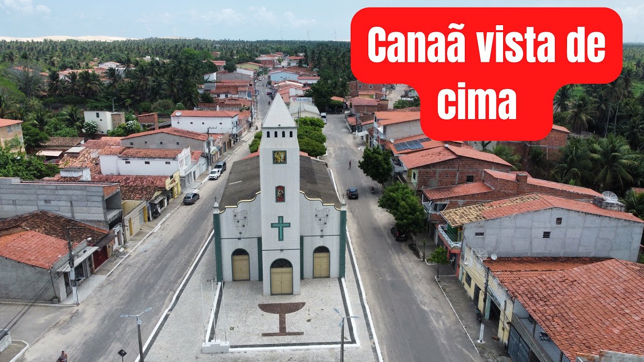Distrito de Canaã Visto de Cima, Trairi Ceará,  drone