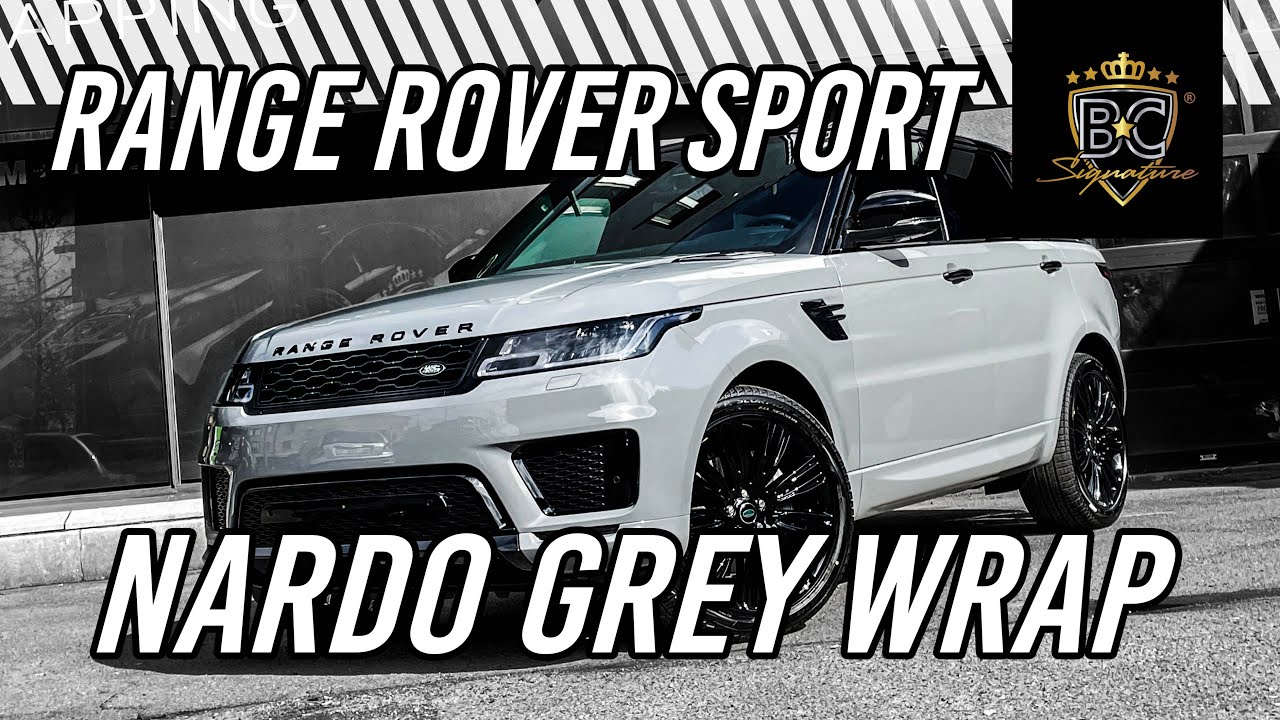 2020 Range Rover Sport in Nardo Grey Wrap