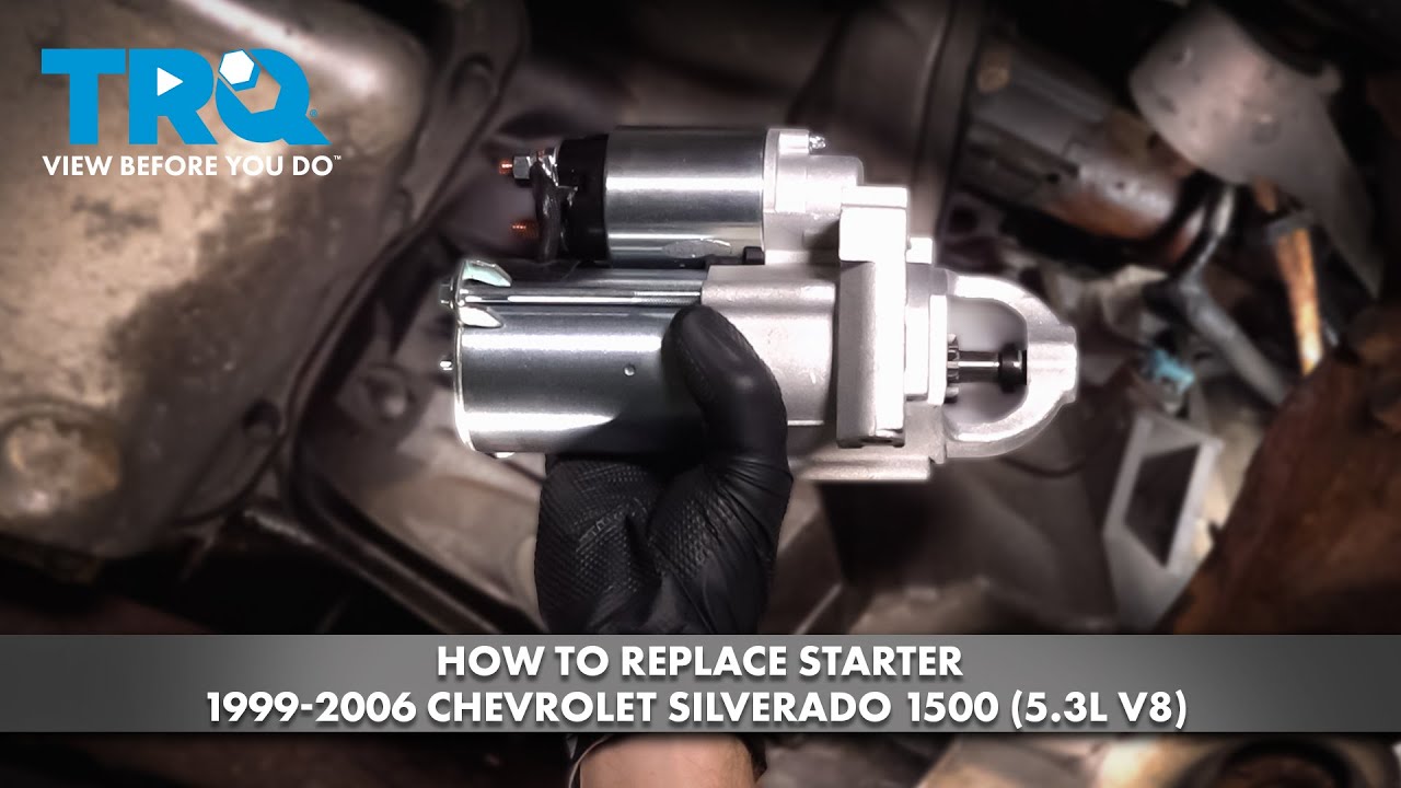 Как заменить стартер на Chevrolet Silverado 1500 (5.3L V8) 1999-2006 гг.