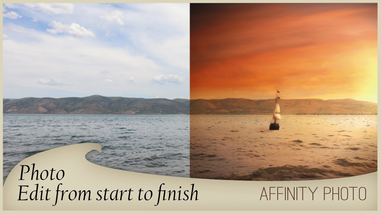 Photo edit from start to finish with Affinity Photo