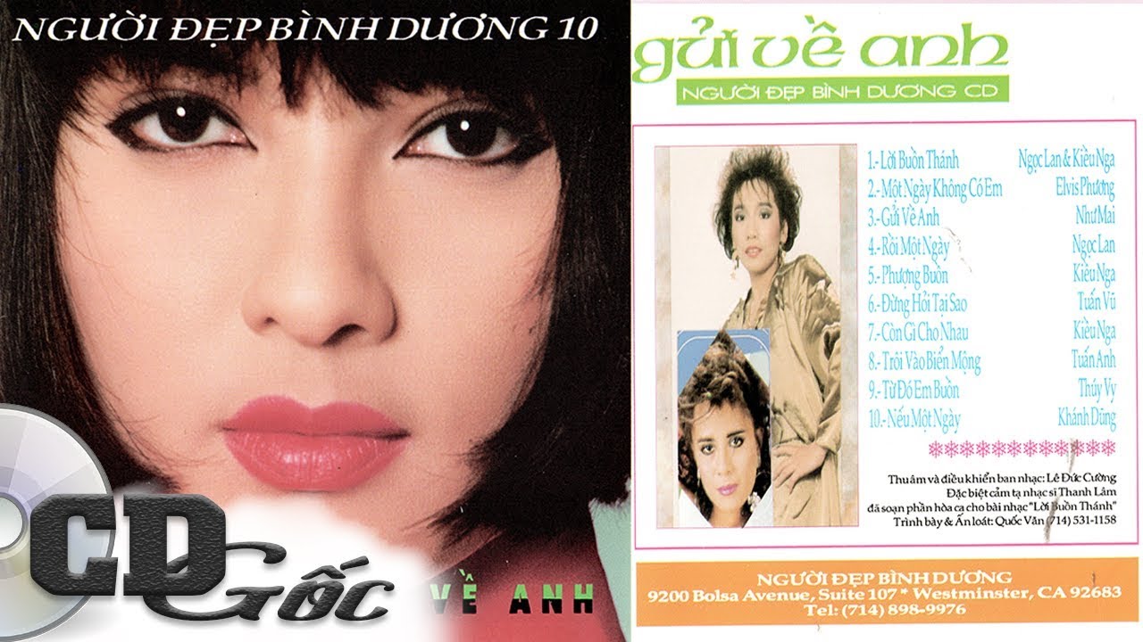 CD NHẠC TUYỂN GỬI VỀ ANH - Ngọc Lan, Kiều Nga - Nhạc Hải Ngoại Sôi Động Hay Nhất