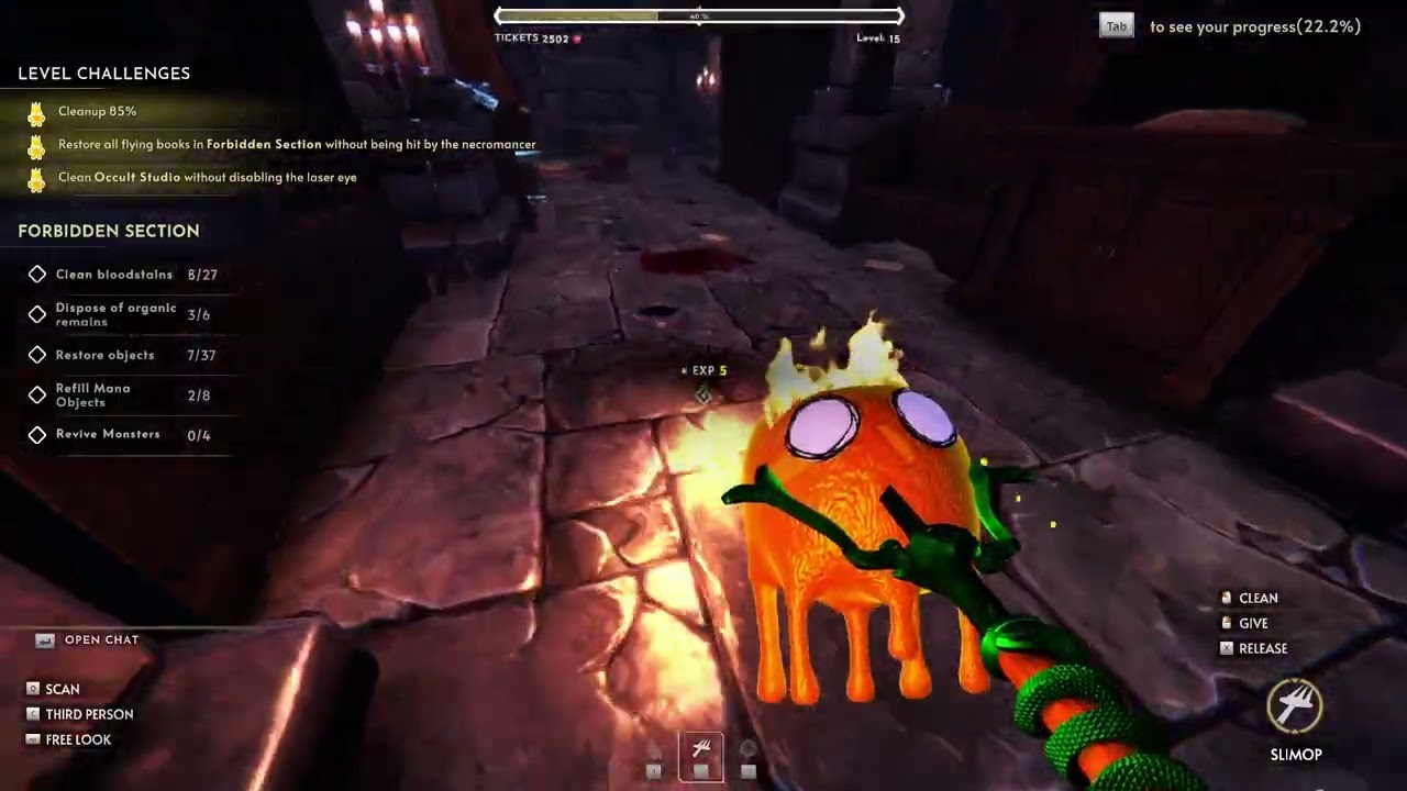 Goblin Cleanup The Library Coop 100% Clean in 6:01