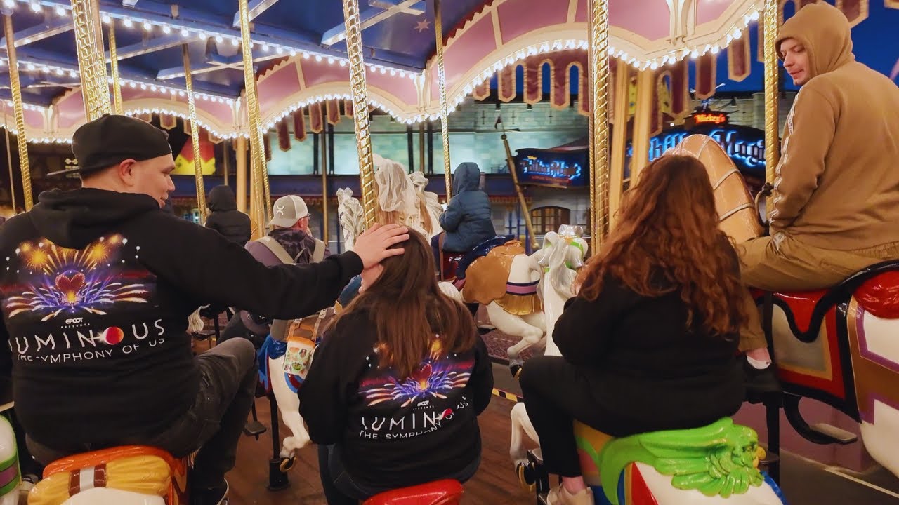 (NIGHT) Prince Charming Regal Carrousel POV HD Magic Kingdom | Walt Disney World [4K60]
