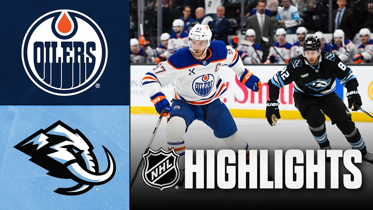 Oilers vs. Mammoth | NHL Highlights | March 24, 2026
