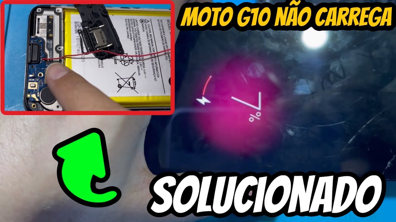 Motorola Moto G10 não carrega | Parou de carregar do nada | Defeito crônico