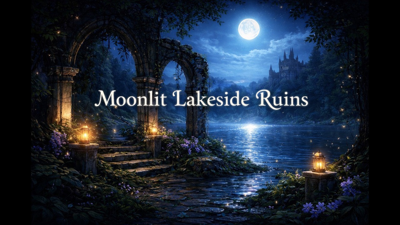 ✧ Lakeside Ruins ✧ 🌙 Fantasy Ambience by Forgotten Waters