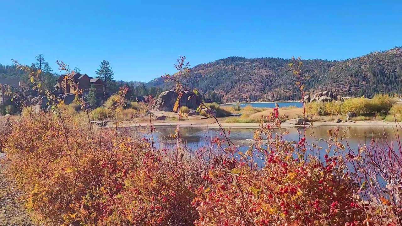 Walking tour of Boulder Bay in Big Bear Lake California