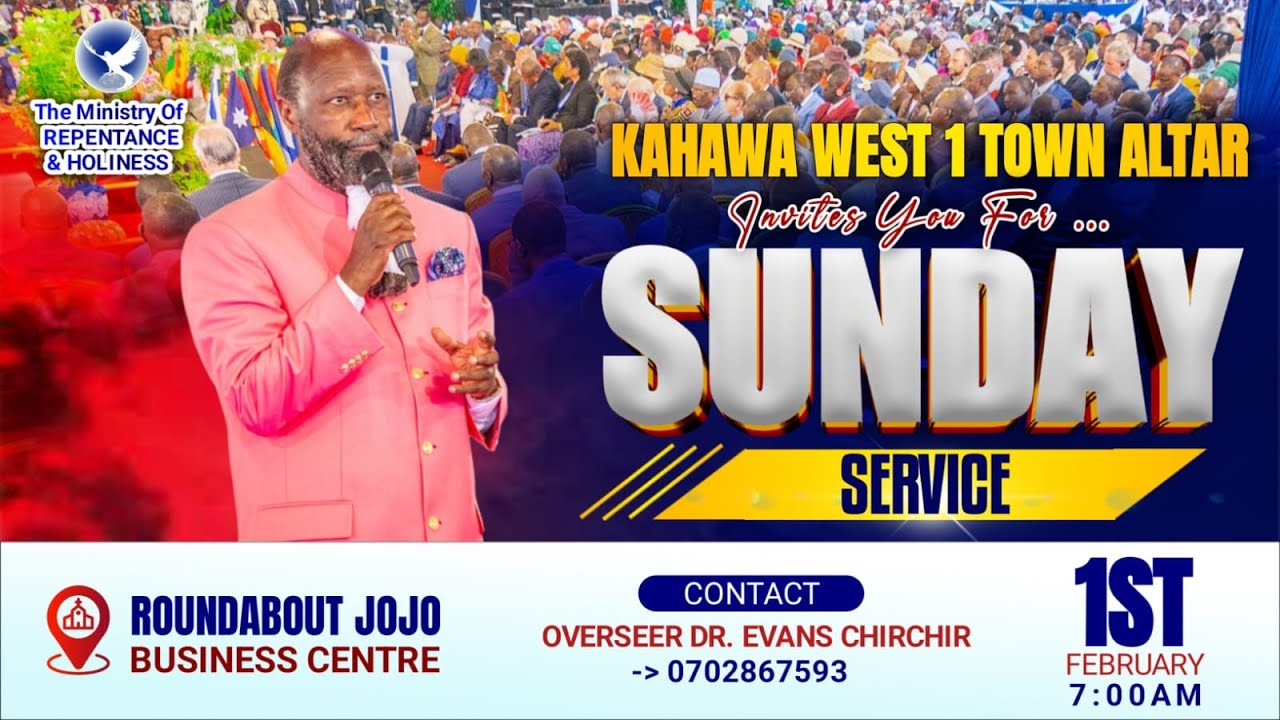 KAHAWA WEST 1 TOWN ALTAR SUNDAY SERVICE-1ST FEBRUARY,2026
