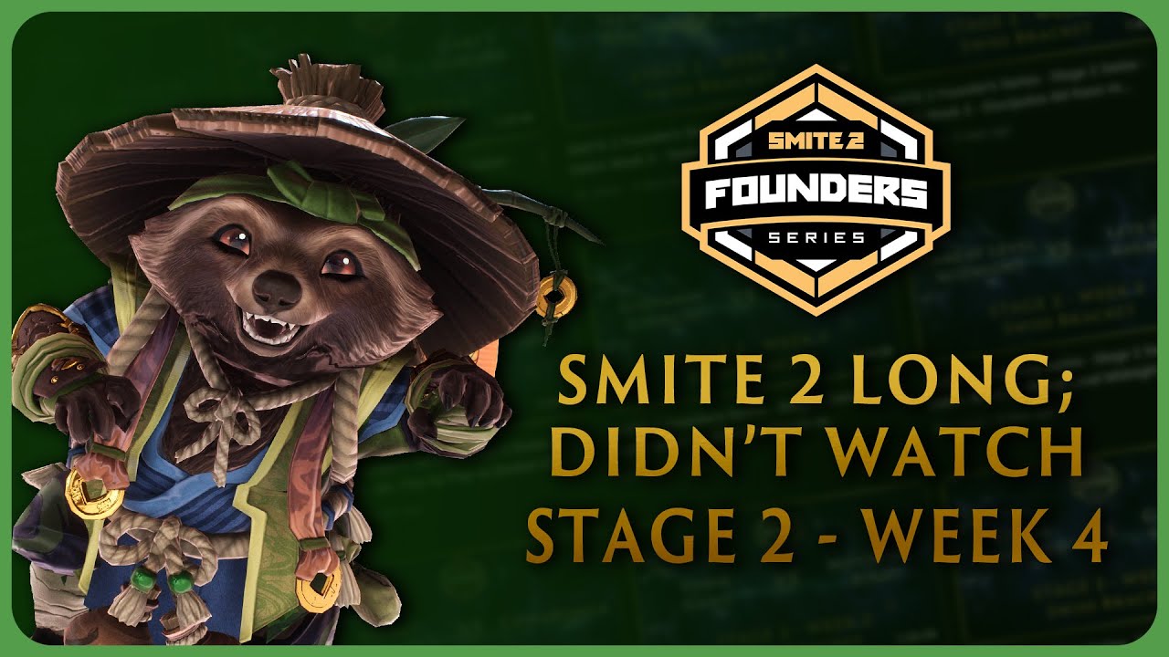 SMITE 2 Long;Didn't Watch // Stage 2 - Week 4 Swiss Bracket