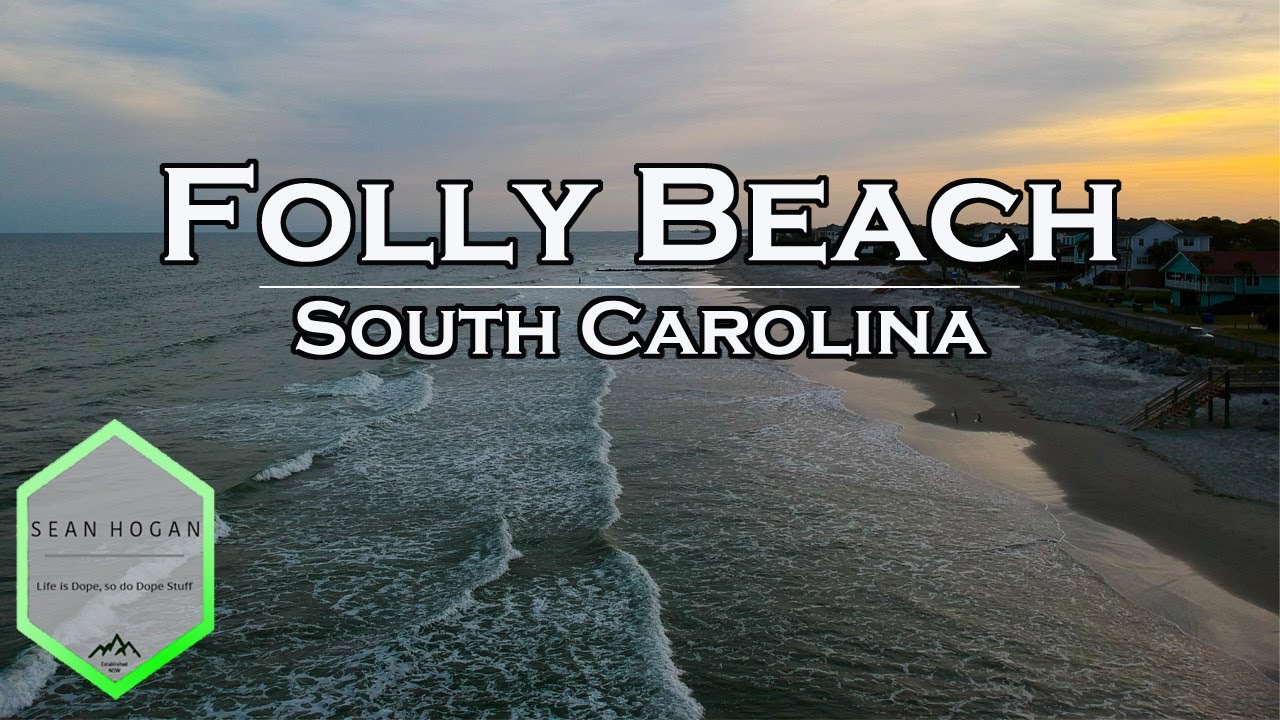 Folly Beach, South Carolina -- DJI Drone Footage