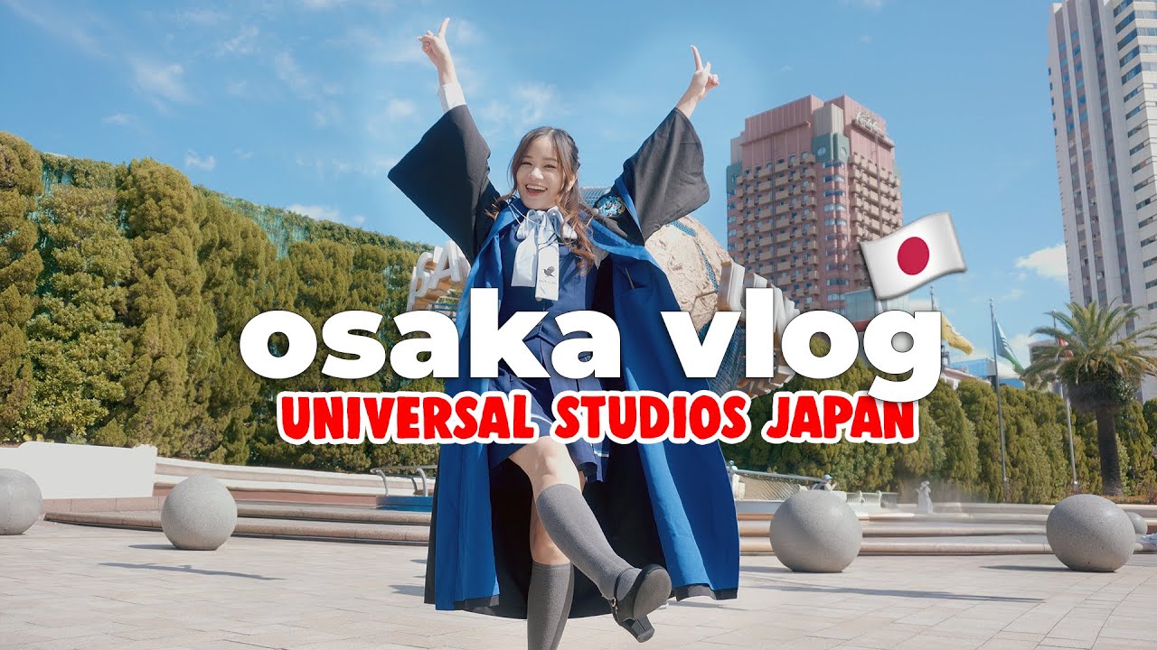 Eating all the Food at Universal Studios Japan in 2024 | USJ Osaka Travel Vlog 🇯🇵
