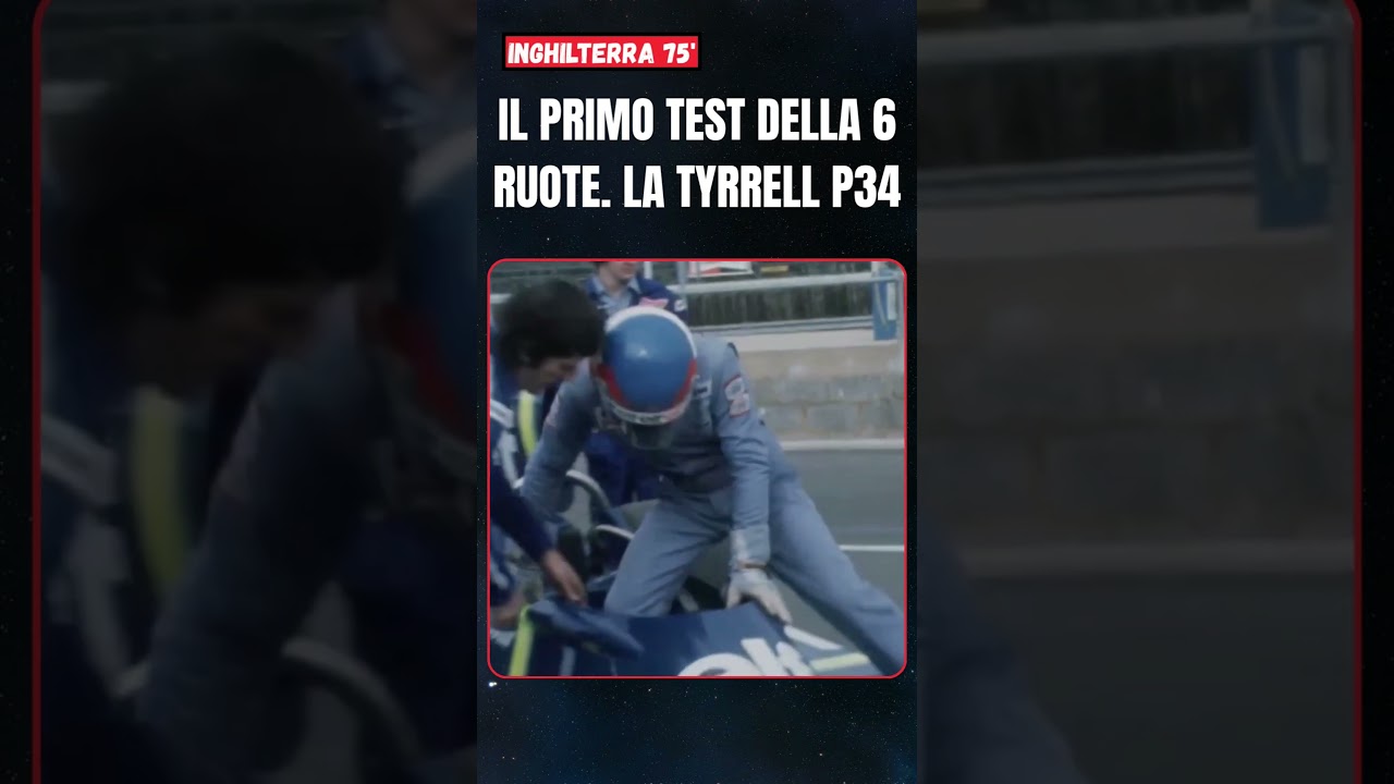 Una macchina leggendaria. La Tyrrell a 6 ruote. #tyrrell #f1 f1