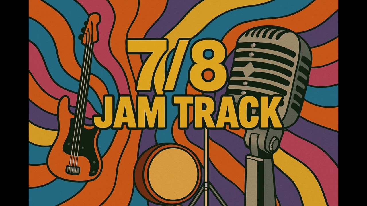 7/8 Funk Jam Track in  E minor • Stevie Wonder Style • 70s Groove Backing Track