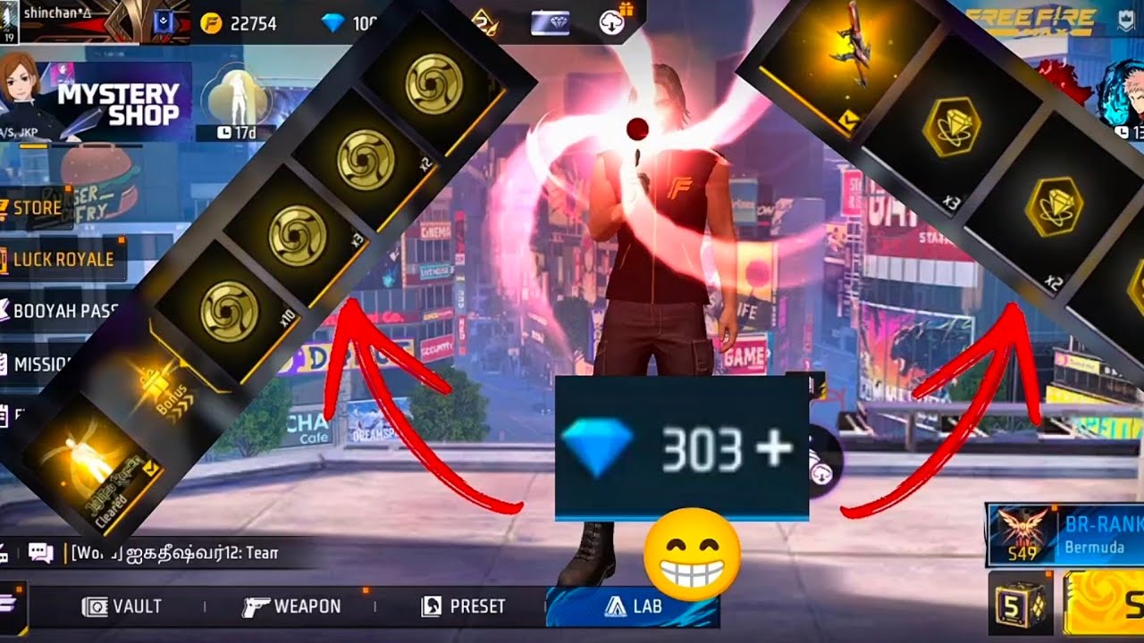 Na enna pa pannu va vithi play pannituchchi 😎|only 200💎 |free fire MAX first #neweventfreefire 