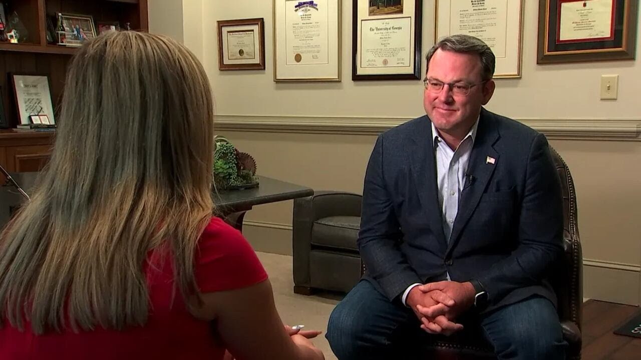 Lt. Gov Burt Jones reacts to claims he&rsquo;s &lsquo;trying to buy&rsquo; governor&rsquo;s race