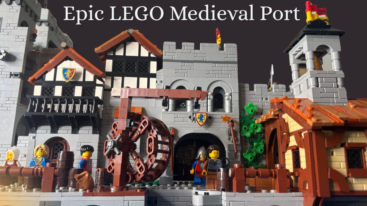 Замок Львиных Рыцарей из LEGO пополнился ЭПИЧЕСКИМ ПОРТОВЫМ РАСШИРЕНИЕМ!