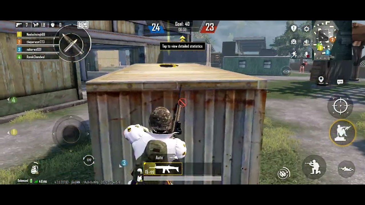 First time playing bgmi tdm match