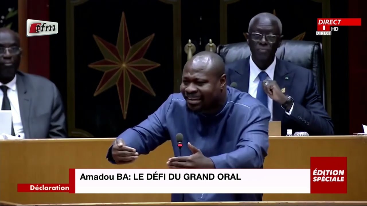 DPG du PM - Prise de parole de Guy Marius Sagna